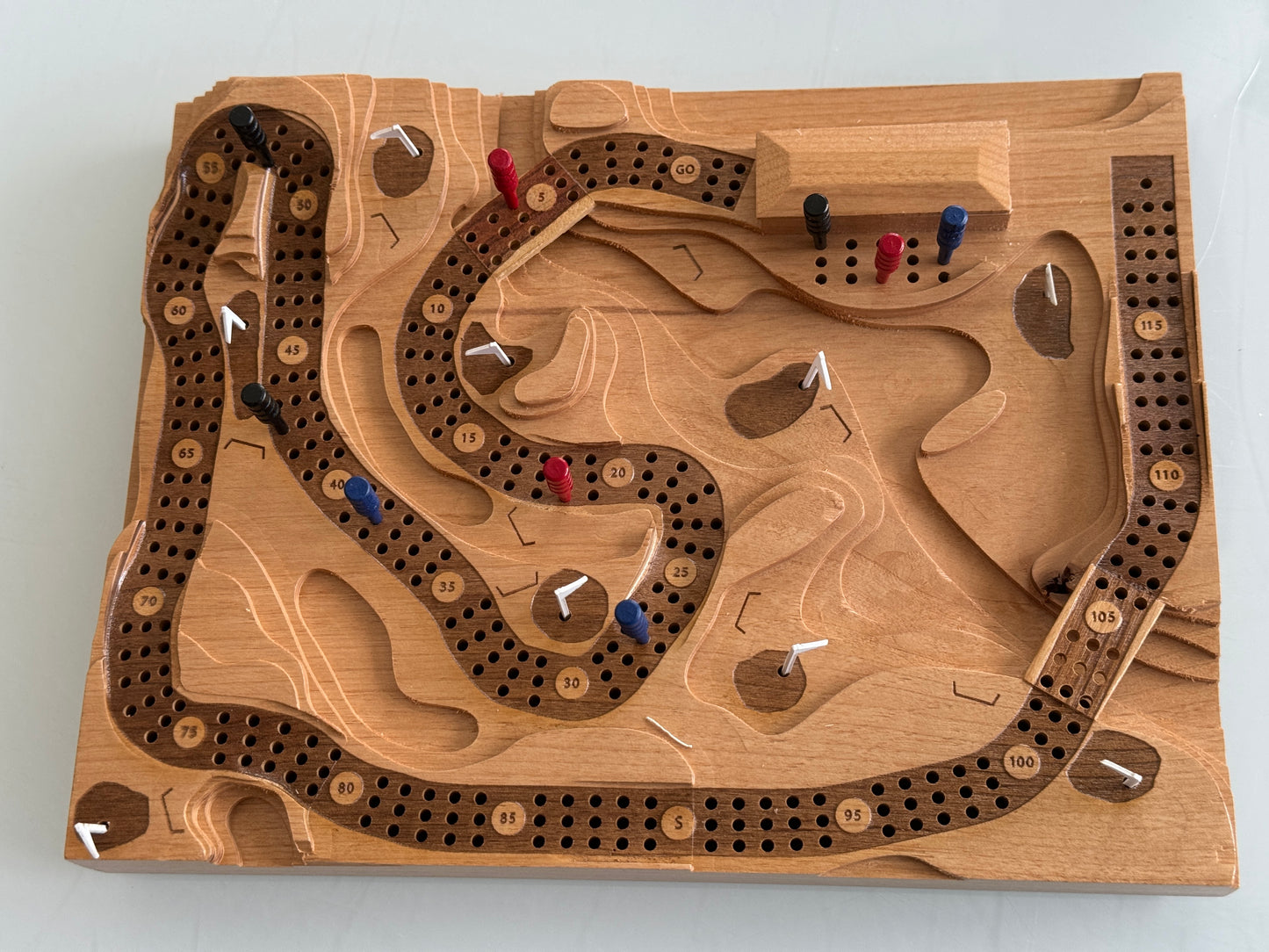 Cherry 'The Back Nine' Golf Cribscape