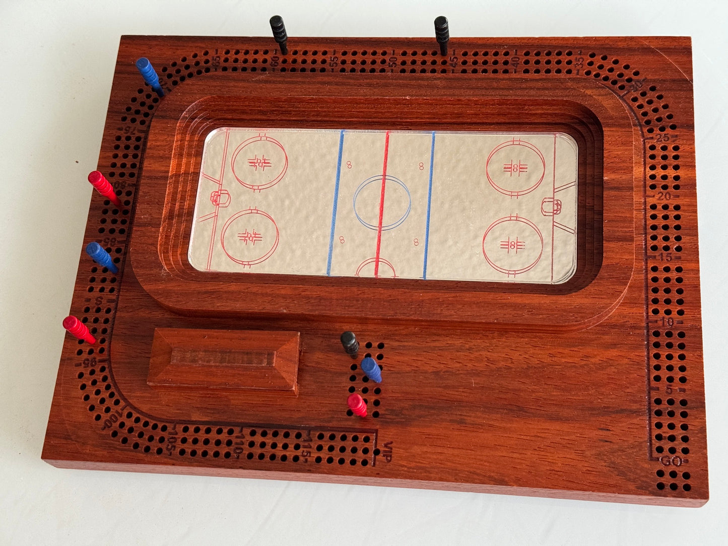 African Paduk Hockey Arena Cribscape