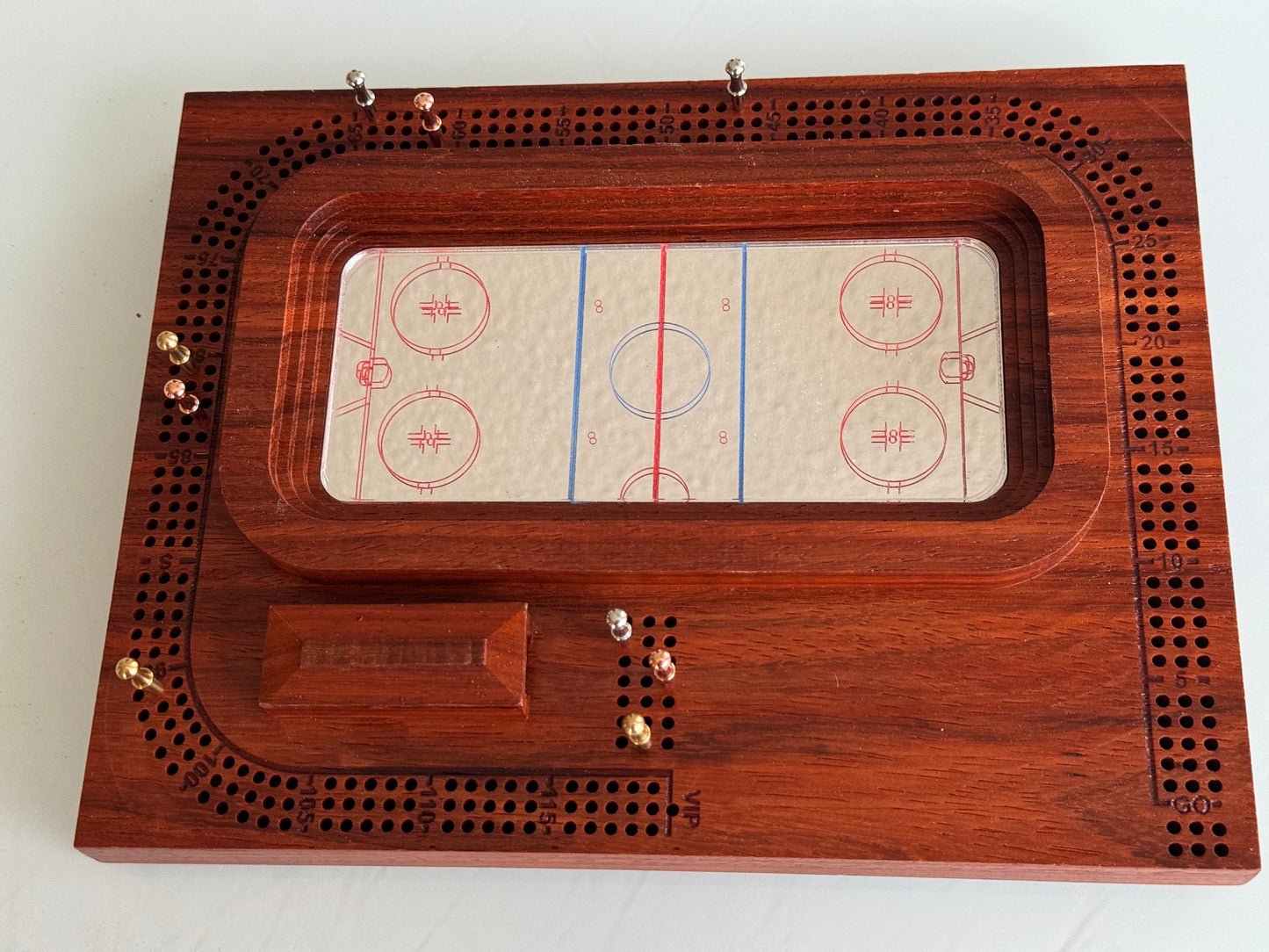 African Paduk Hockey Arena Cribscape