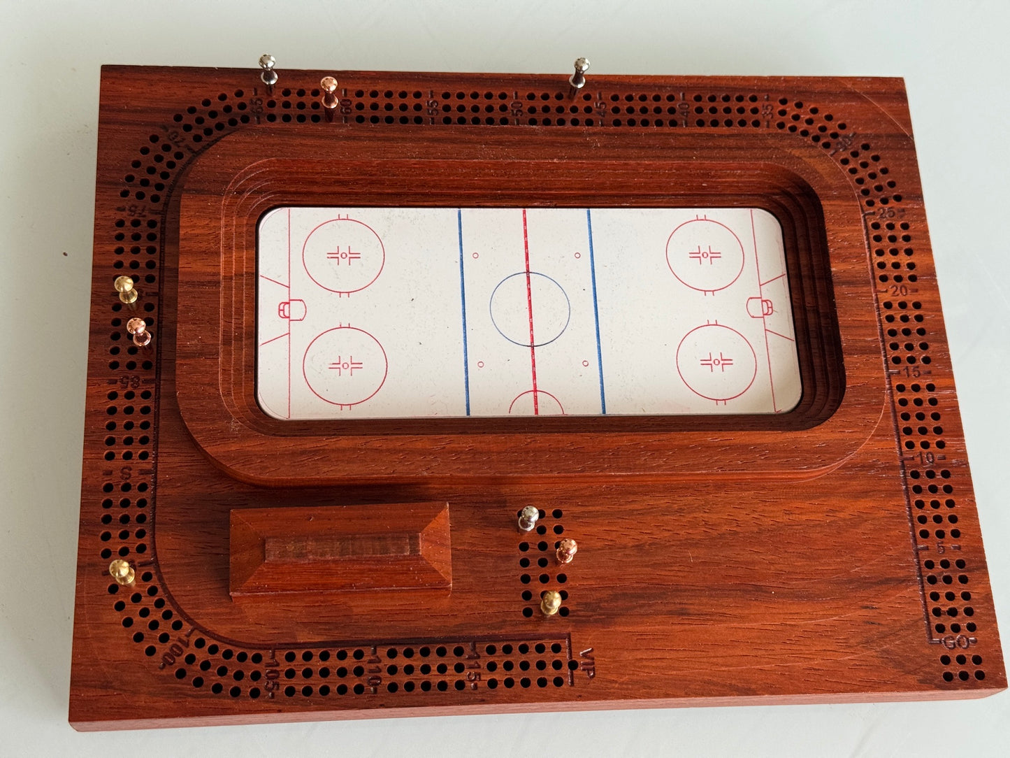 African Paduk Hockey Arena Cribscape