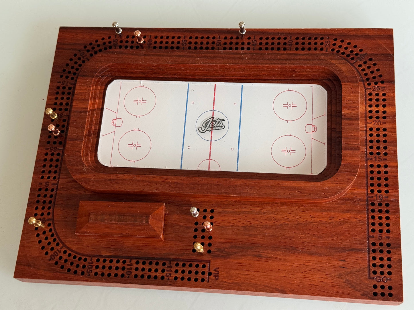 African Paduk Hockey Arena Cribscape