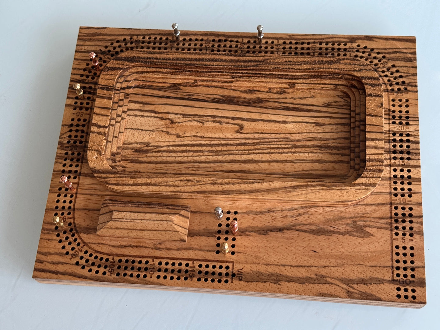 Zebrawood Pool / Billiards Table Cribscape