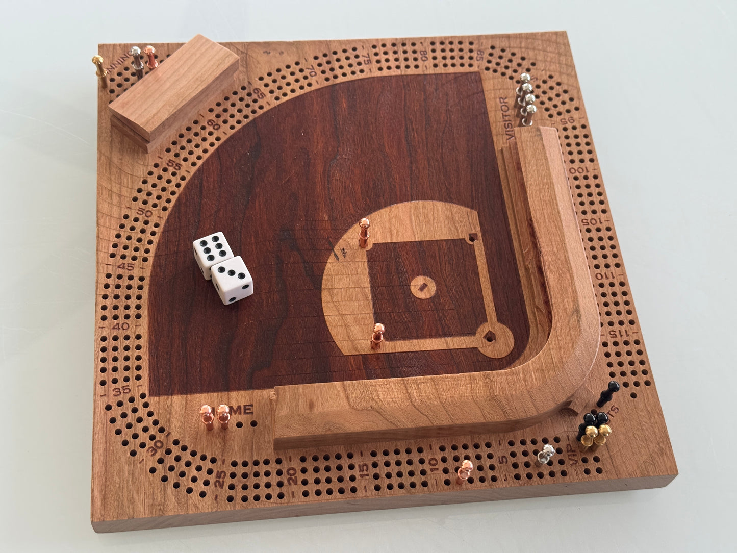 Cherry 'Diamonds Are Forever' Baseball Cribscape