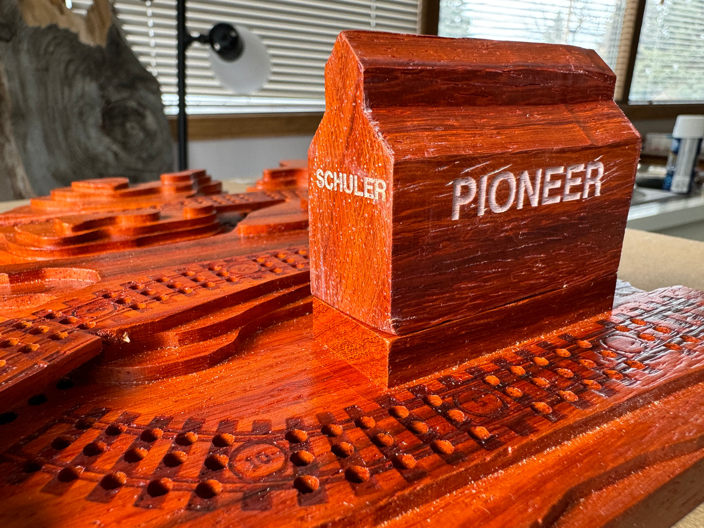 Add a Grain Elevator to A Railroad Cribbage Board