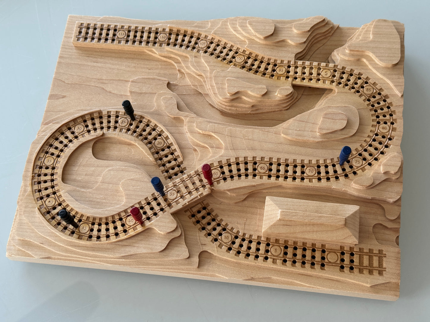 Maple 'From the Mountains to the Coast' Railroad Cribscape