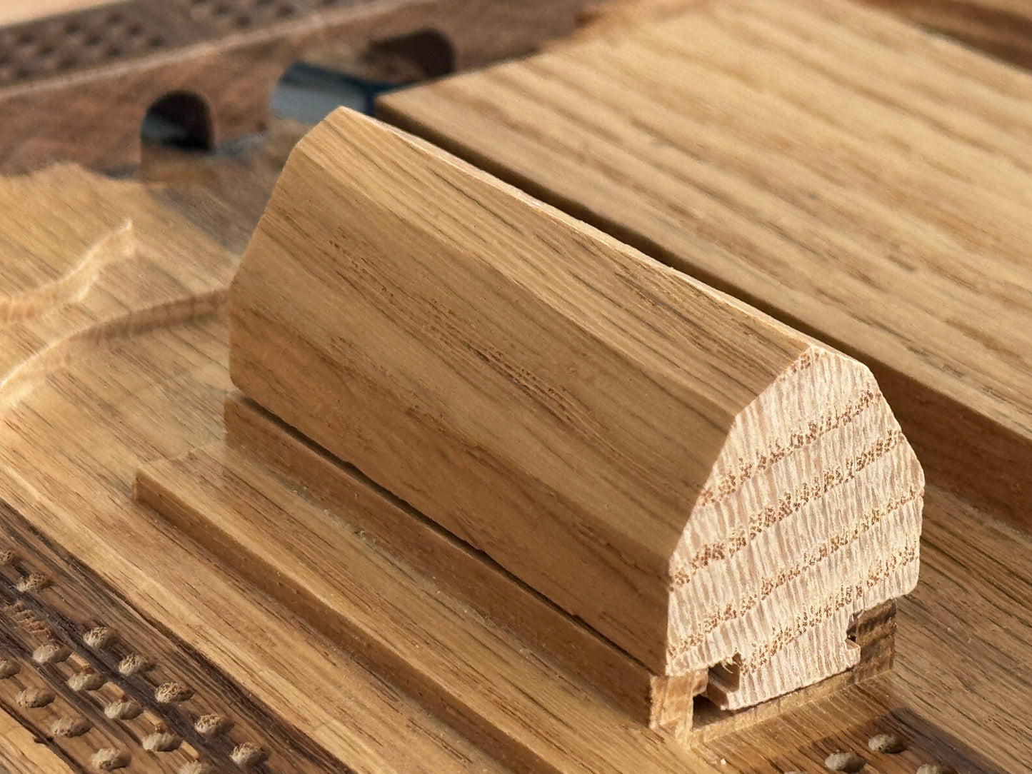Add a Barn to A Railroad Cribbage Board