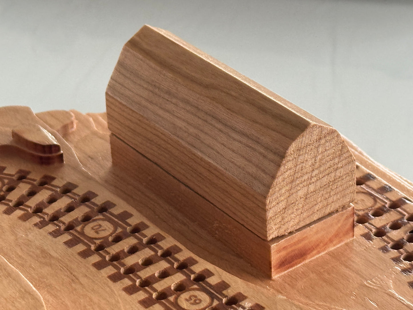 Add a Barn to A Railroad Cribbage Board