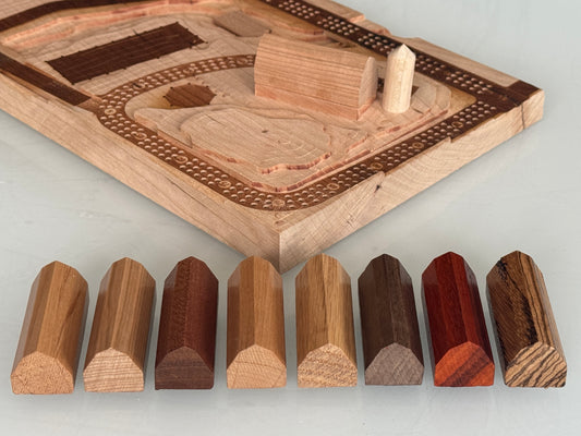 Add a Barn to A Railroad Cribbage Board