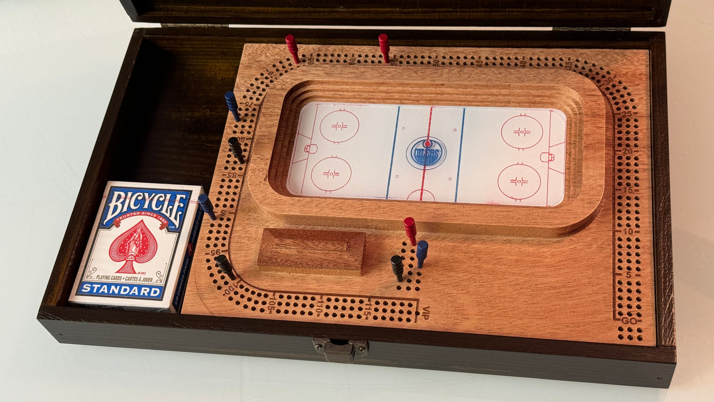 Custom Logo Engraving Centre Ice