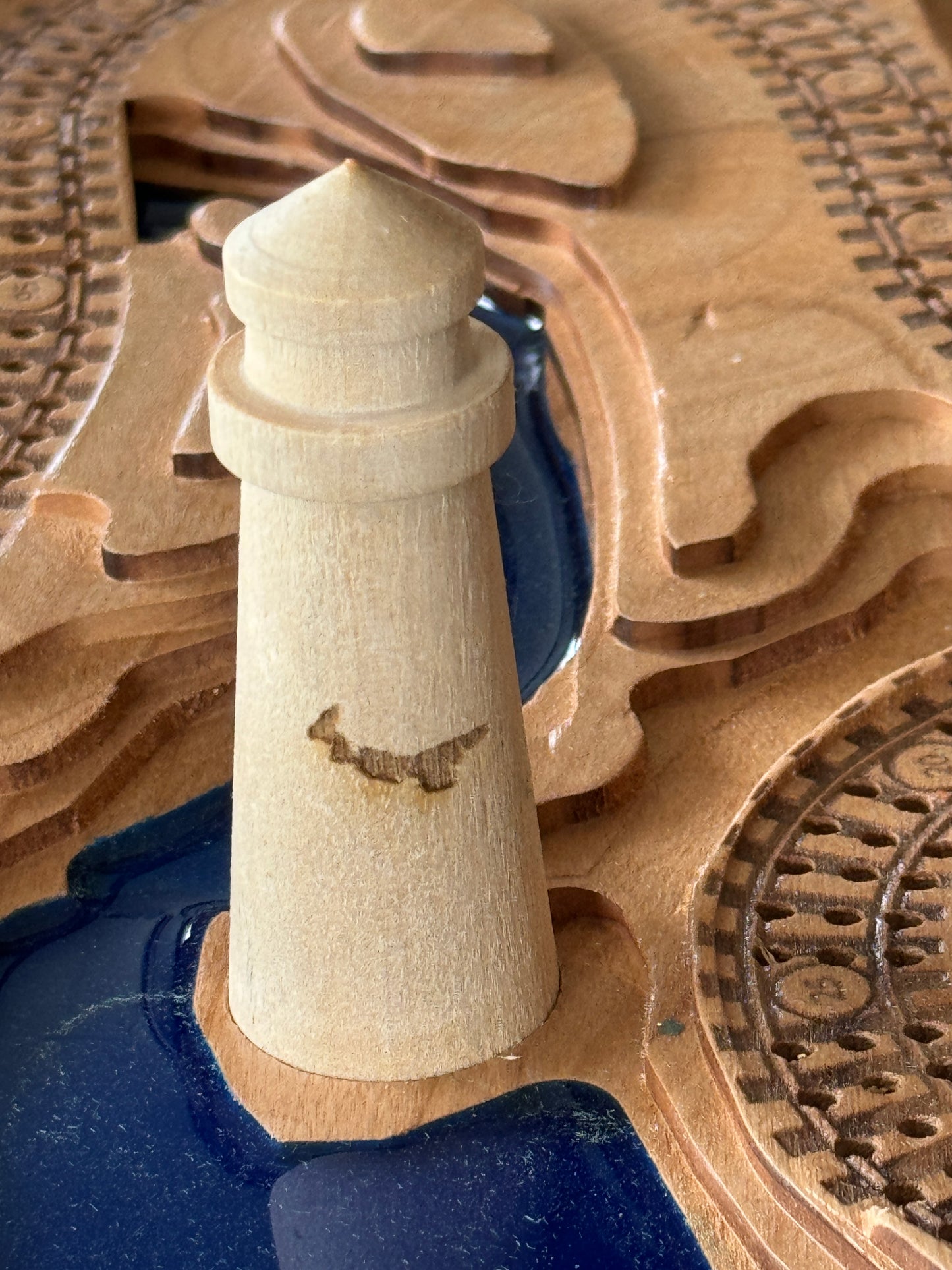Custom Logo Engraving on Board