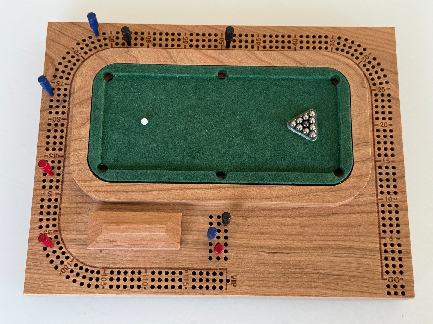 Cherry Pool / Billiards Table Cribscape