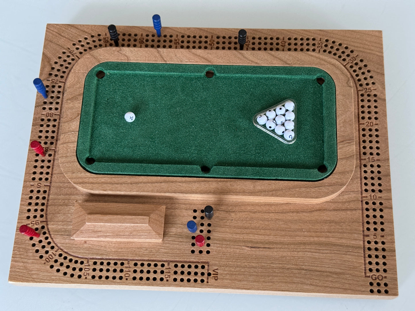 Cherry Pool / Billiards Table Cribscape