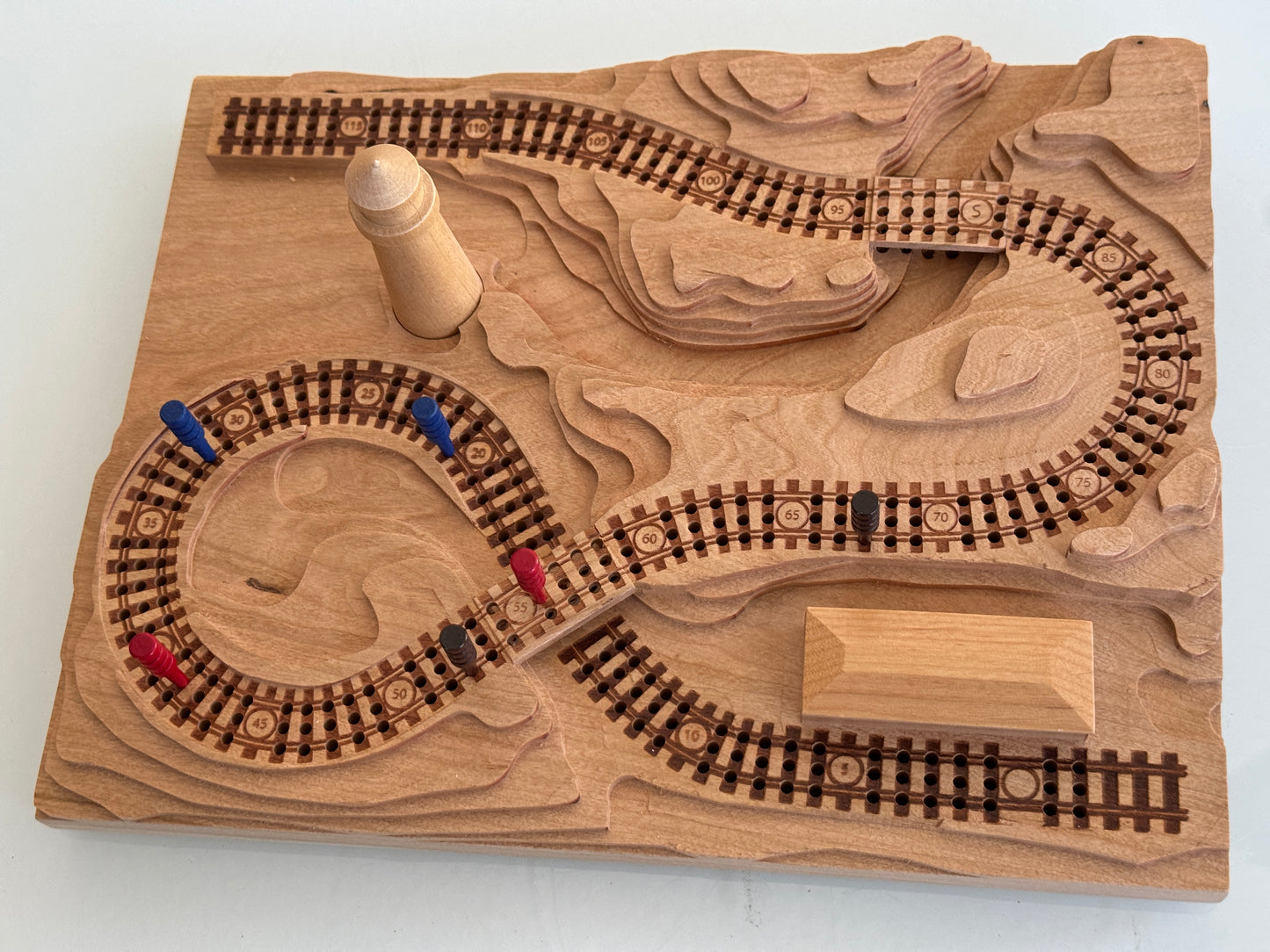 Cherry 'From the Mountains to the Coast' Railroad Cribscape
