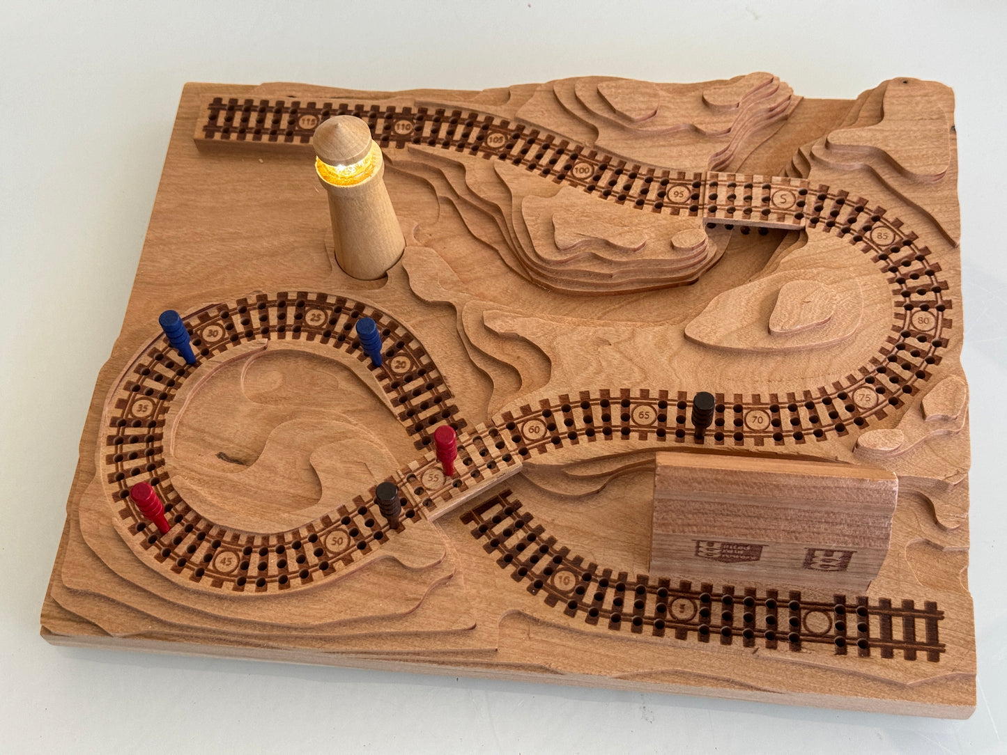 Cherry 'From the Mountains to the Coast' Railroad Cribscape