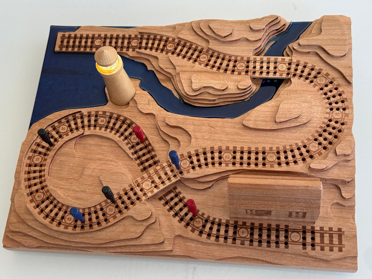 Cherry 'From the Mountains to the Coast' Railroad Cribscape