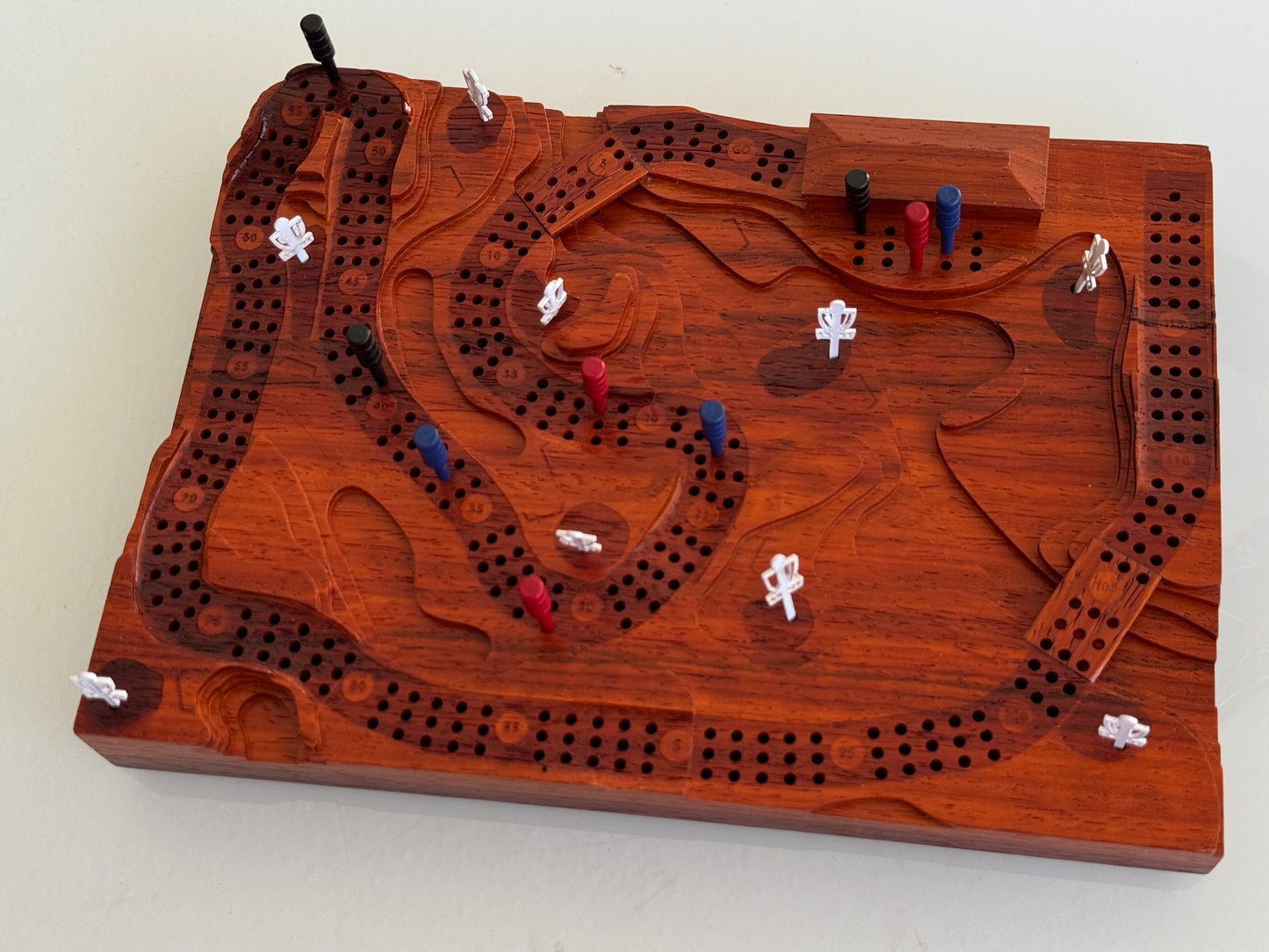 African Paduk 'The Back Nine' Golf Cribscape