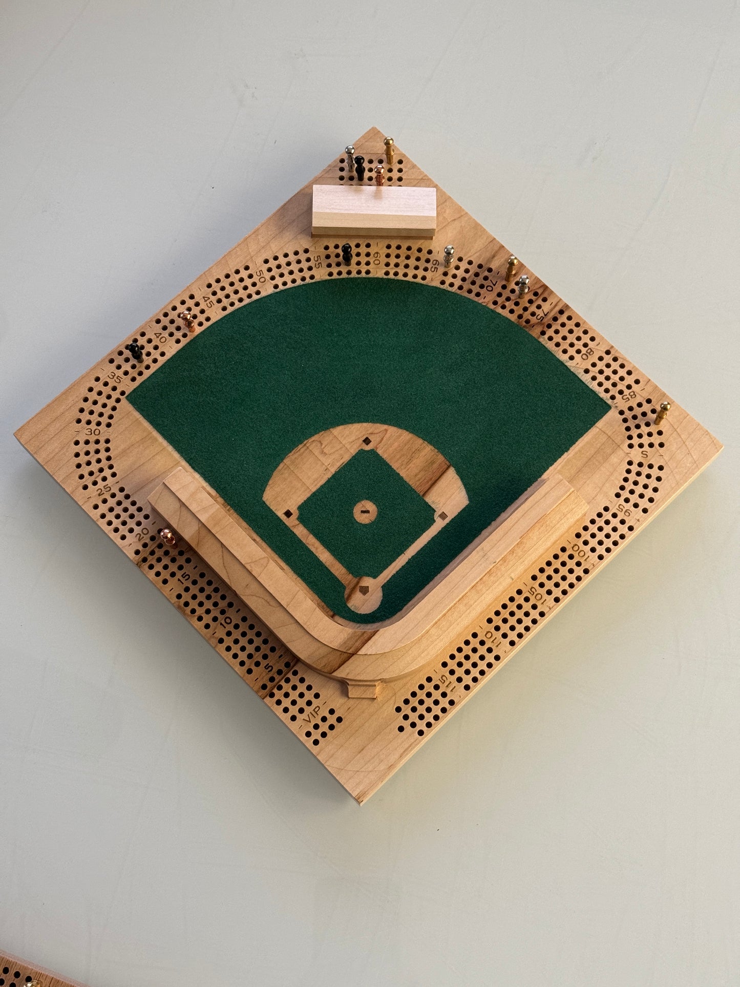 Maple 'Diamonds Are Forever' Baseball Cribscape