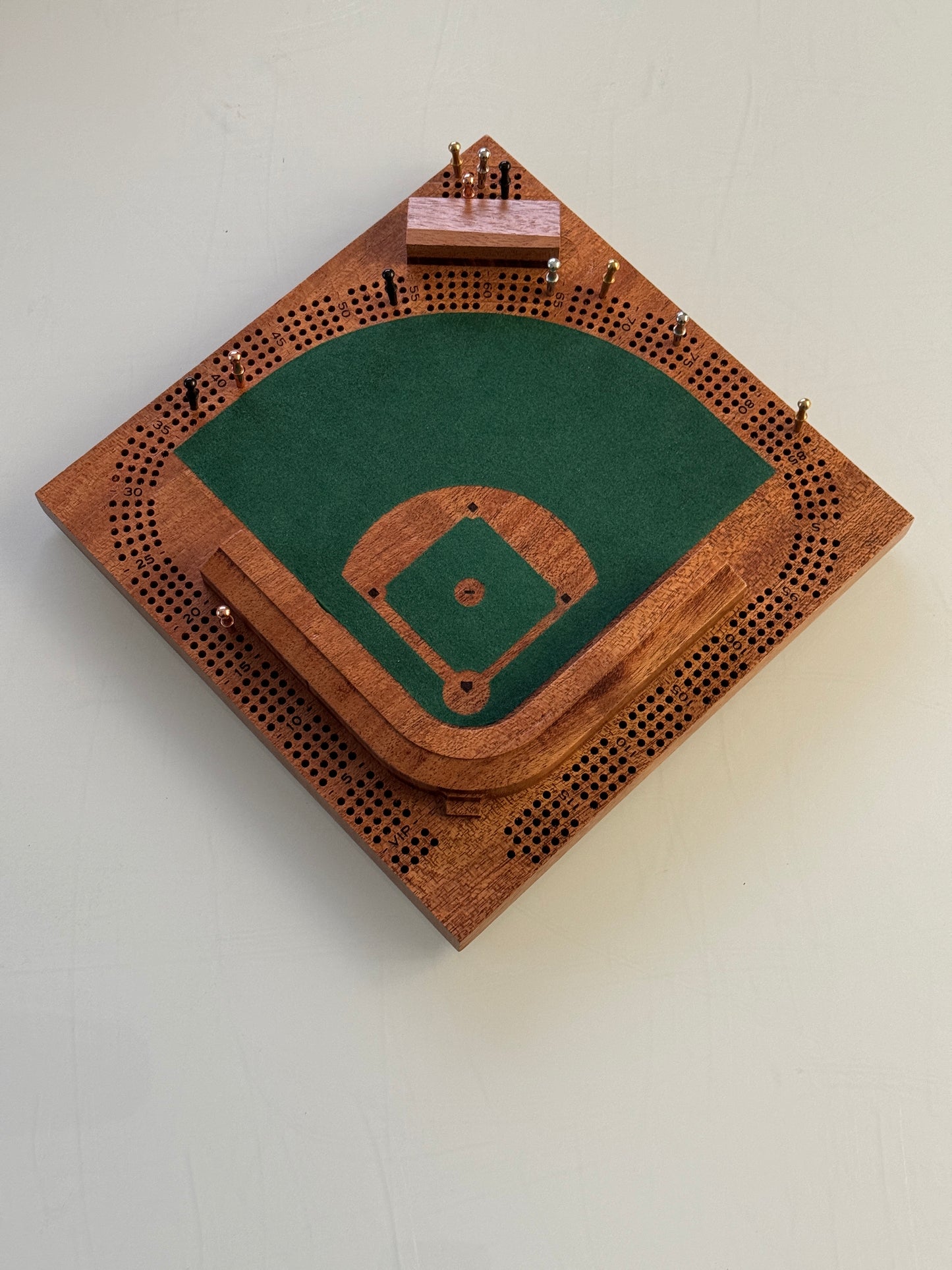 Mahogany 'Diamonds Are Forever' Baseball Cribscape