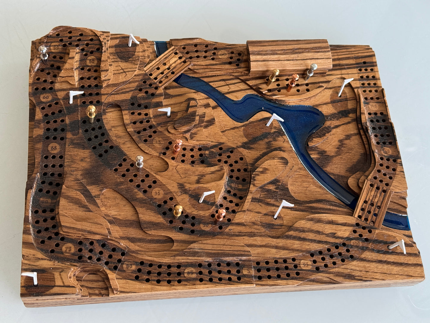 Zebrawood 'The Back Nine' Golf Cribscape