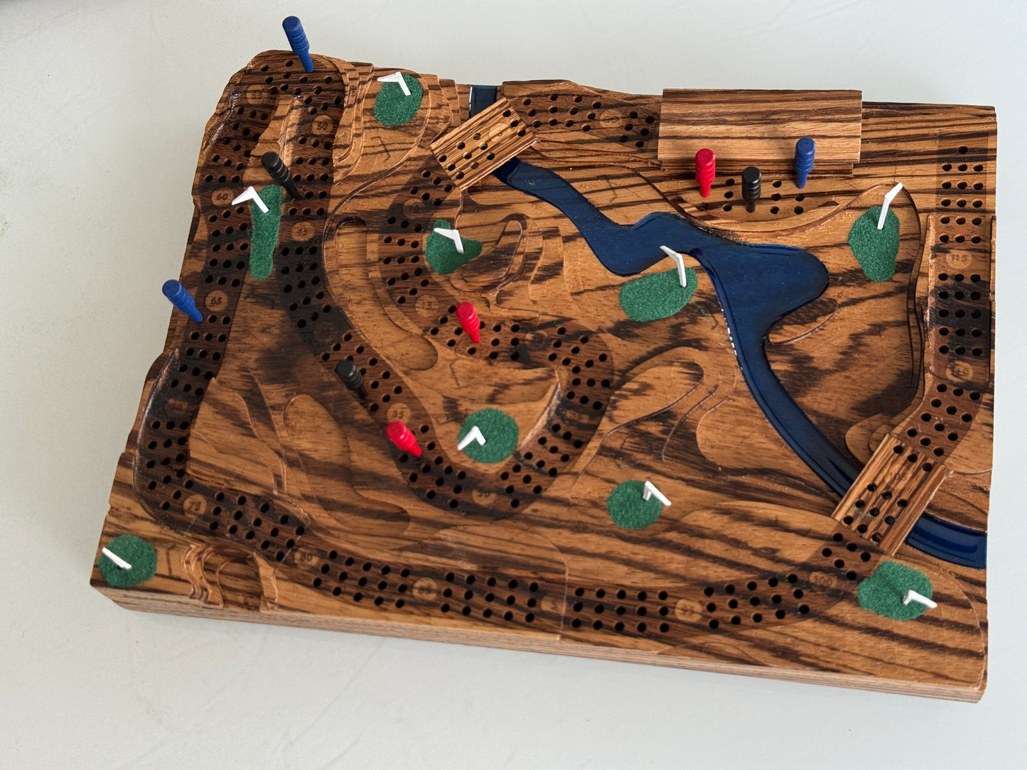 Zebrawood 'The Back Nine' Golf Cribscape