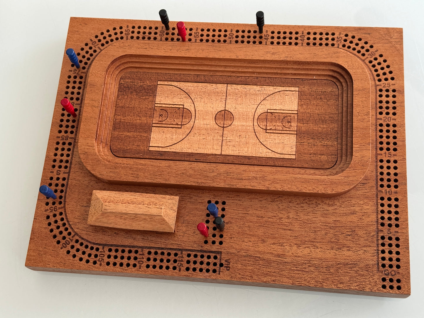 Mahogany Basketball Court Cribscape