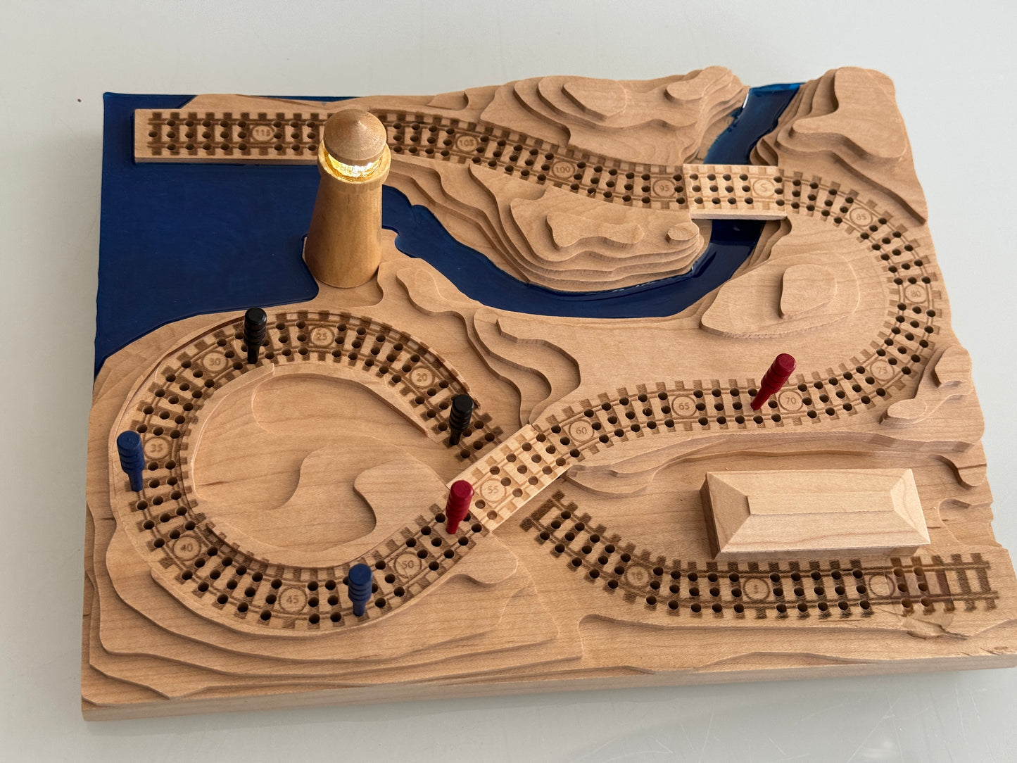 Maple 'From the Mountains to the Coast' Railroad Cribscape