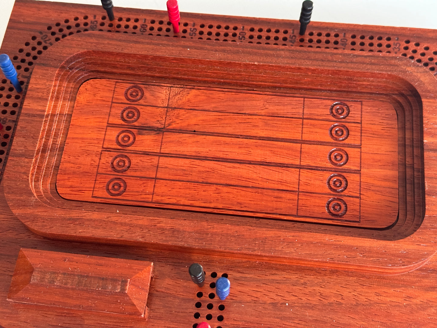 African Paduk Curling Rink Cribscape