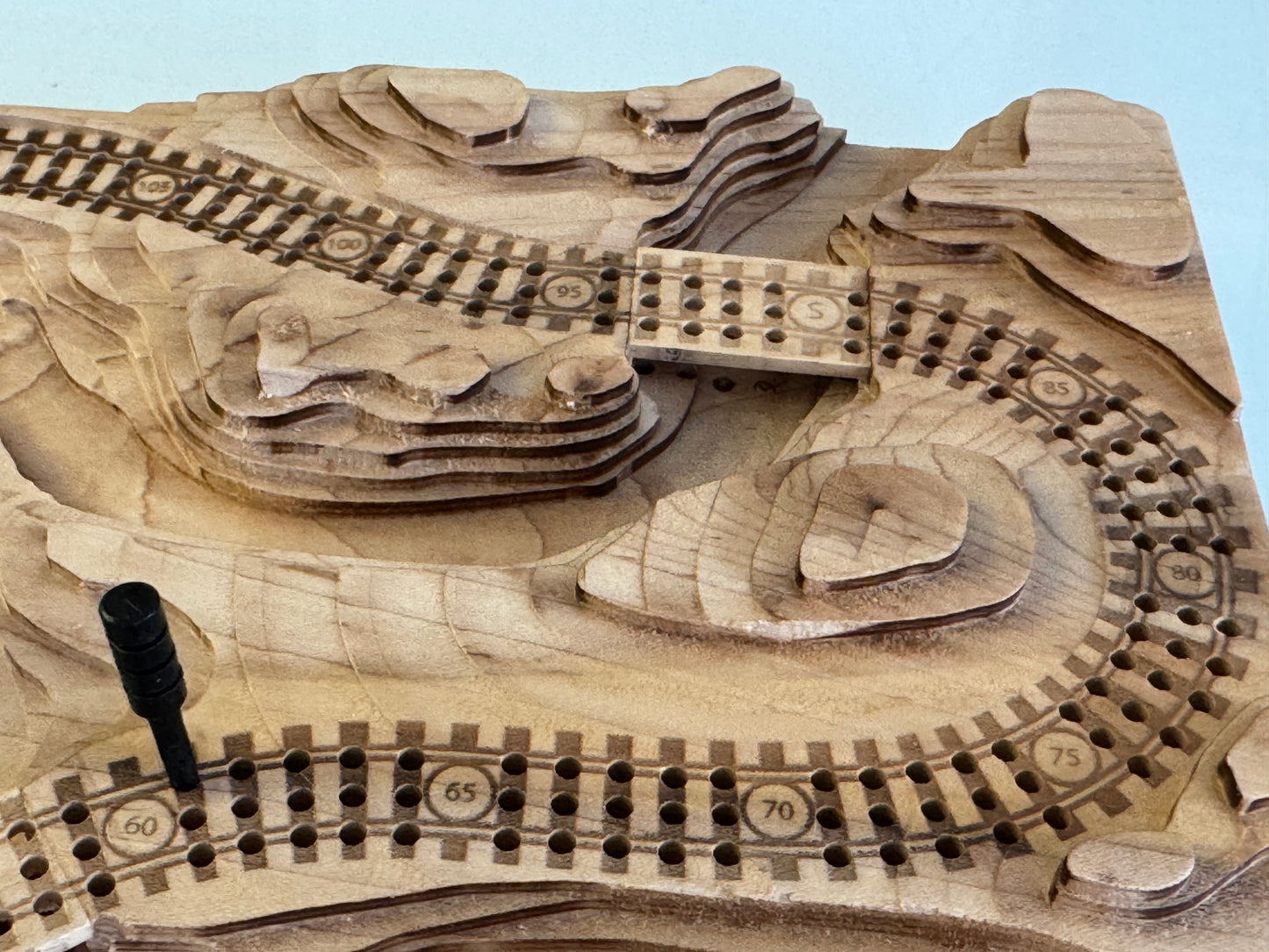Special Maple 'From the Mountains to the Coast' Railroad Cribscape
