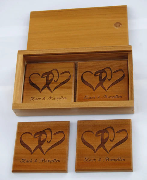 Stock Art Engraving on Board, Coasters or Box