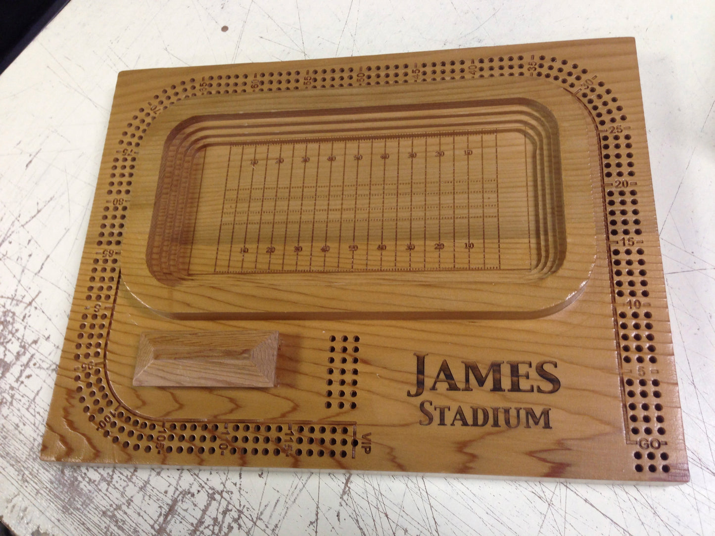 Board Text Engraving Arena / Stadium (or other)