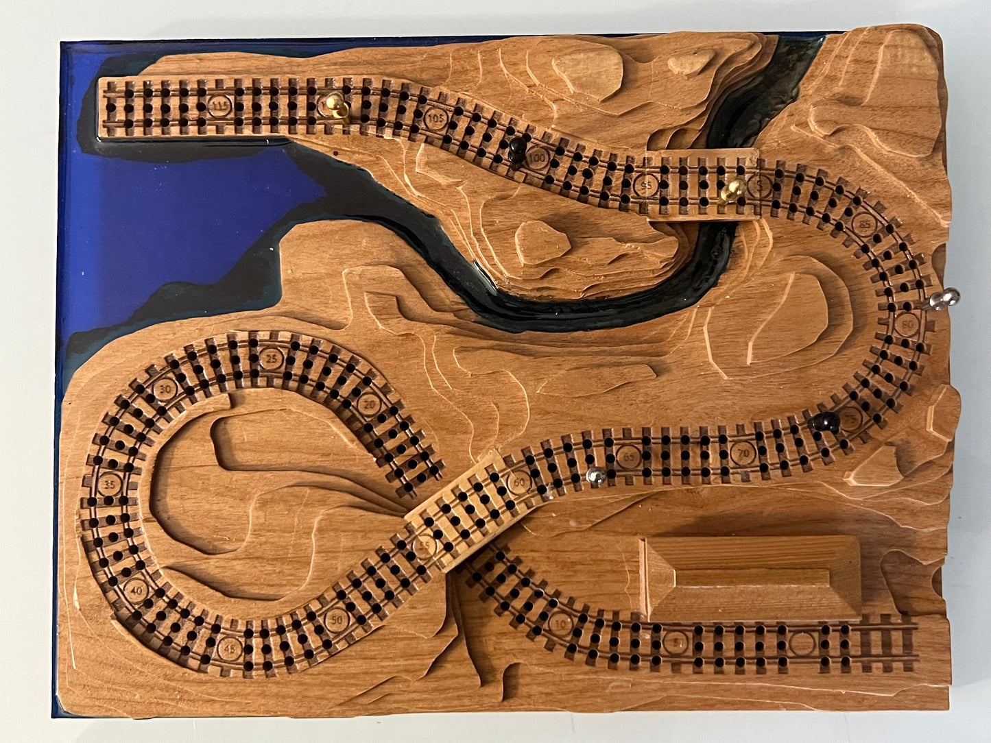 Special Prototype Resin & Alder 'From the Mountains to the Coast' Railroad Cribscape
