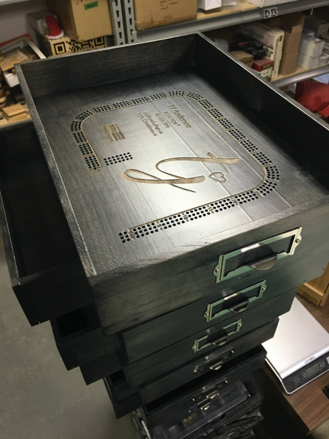 How about a Gift Box-Tray / Cribbage Board