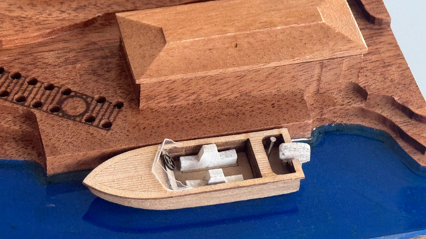Wooden Power Boat