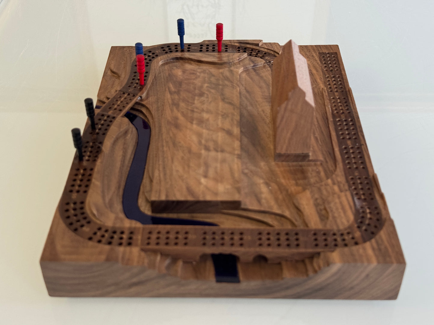 Walnut  'Plaque' Cribscape