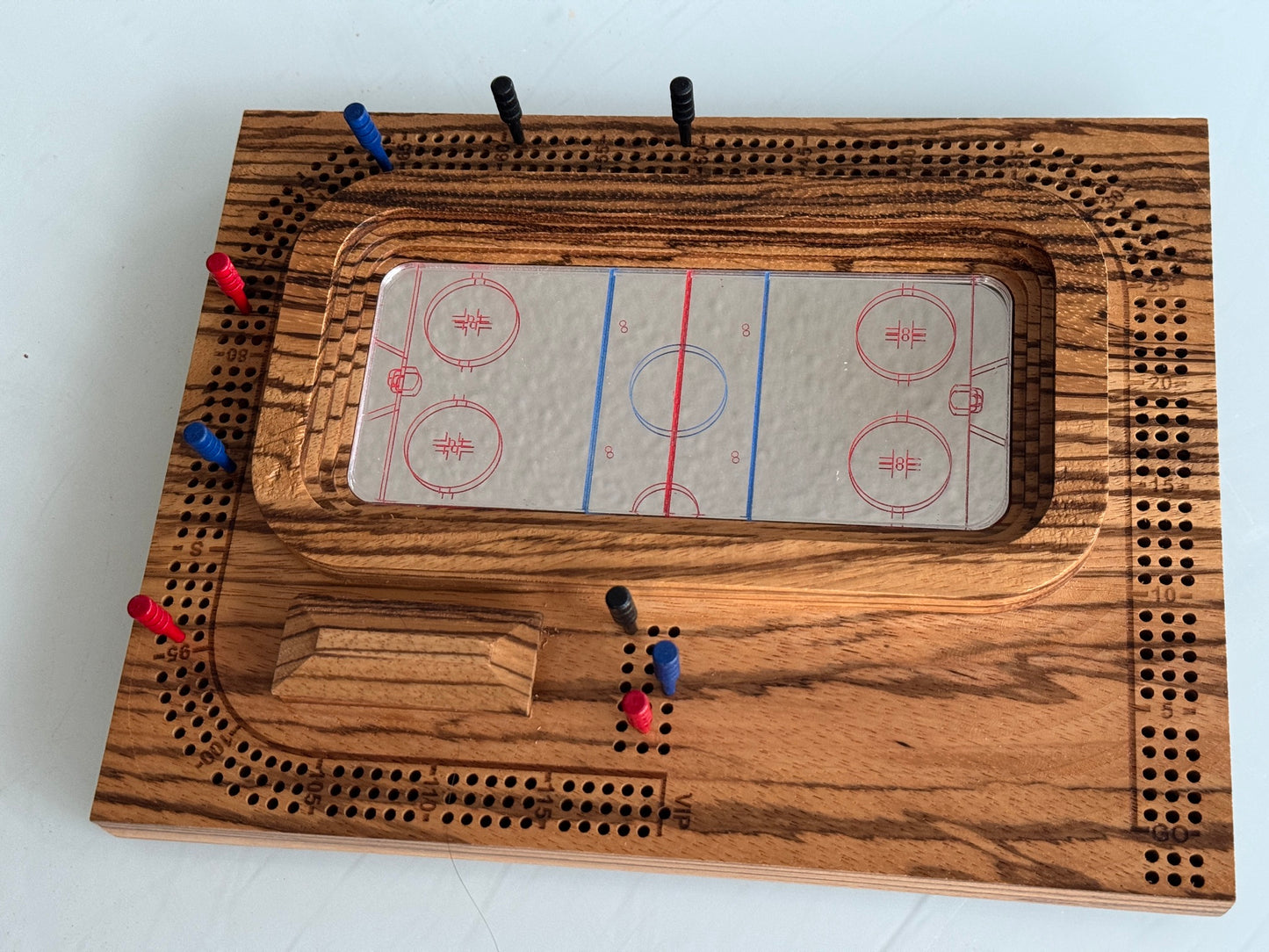 Zebrawood Hockey Arena Cribscape