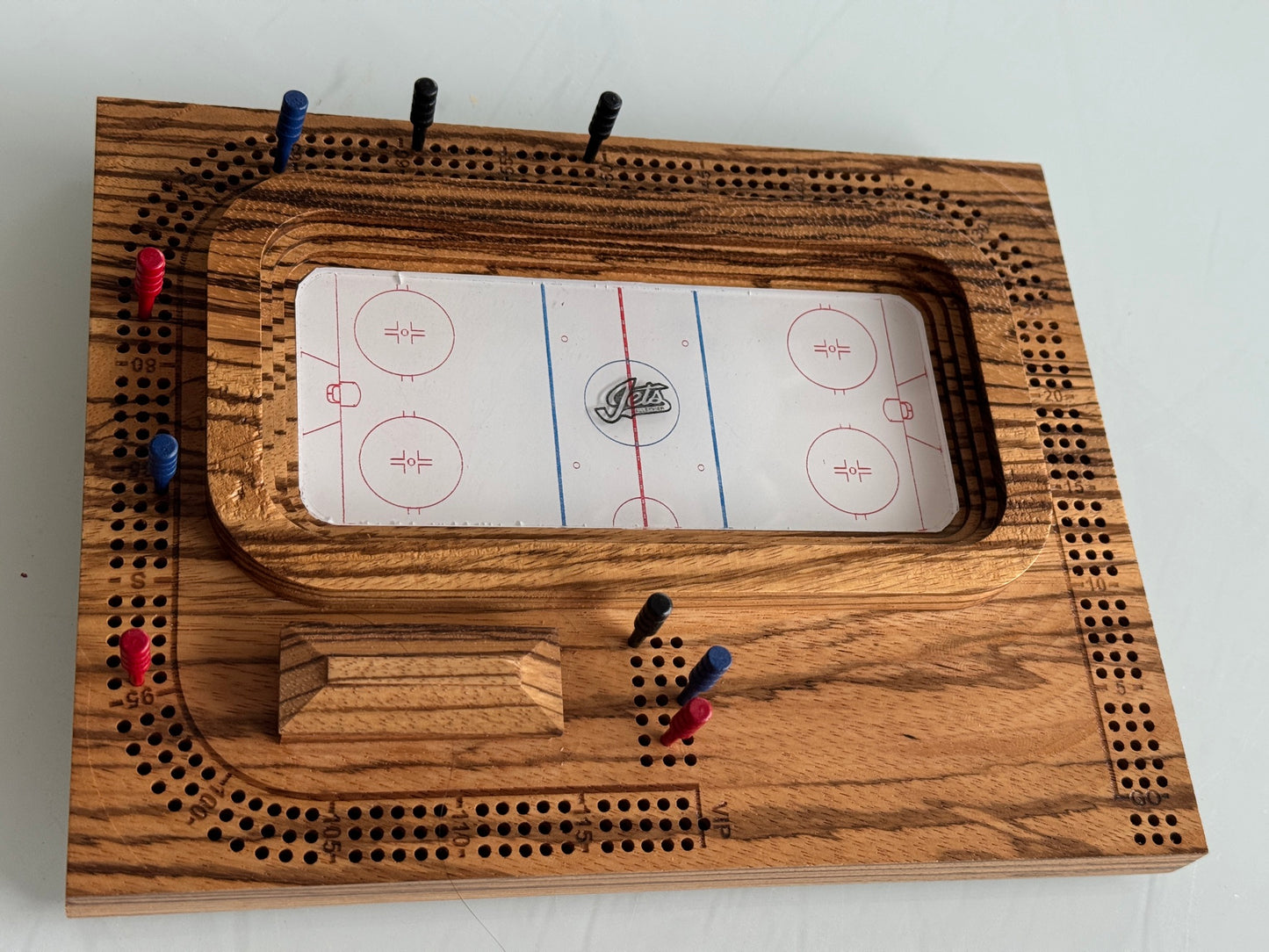 Zebrawood Hockey Arena Cribscape