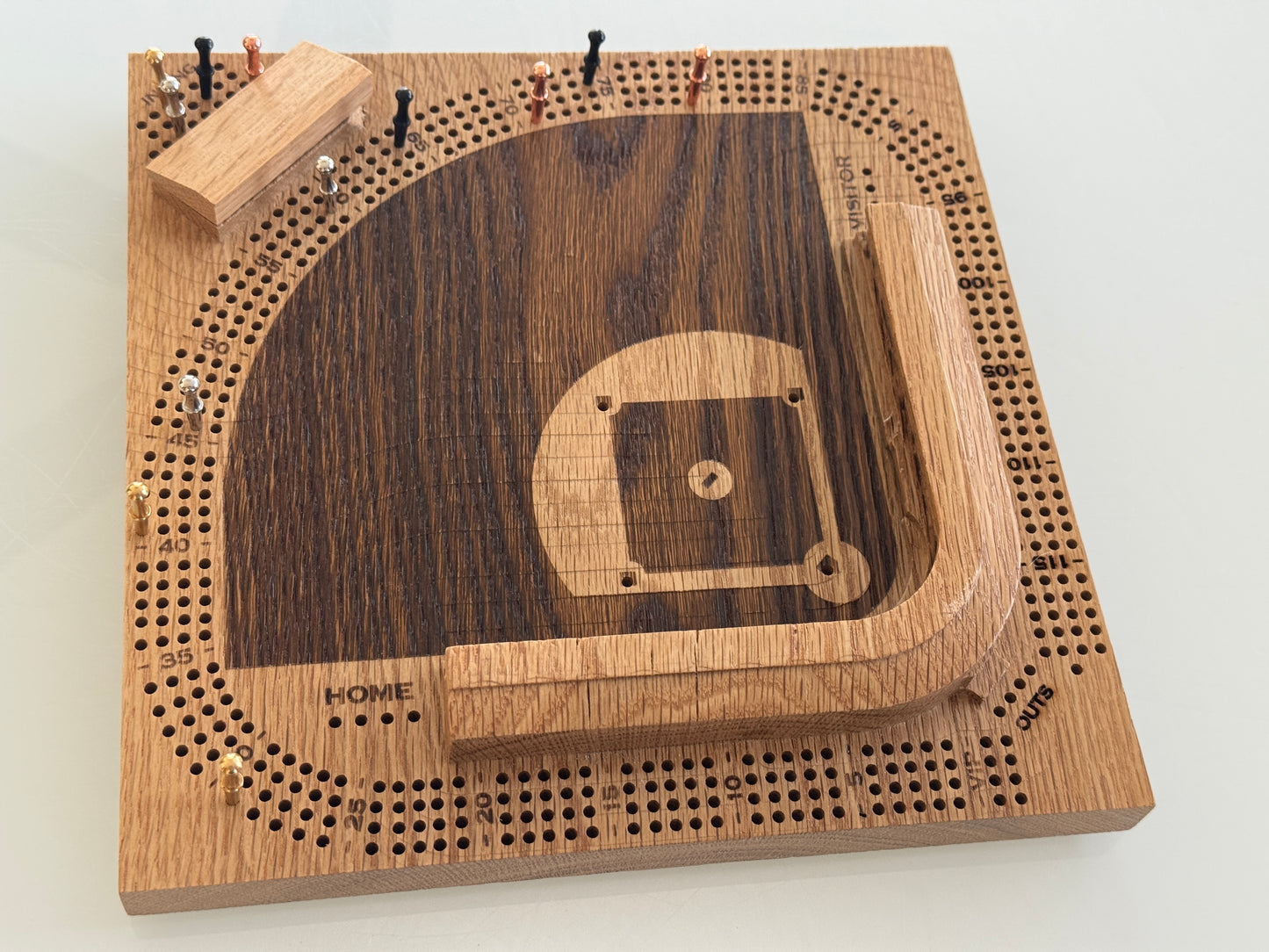 Oak 'Diamonds Are Forever' Baseball Cribscape