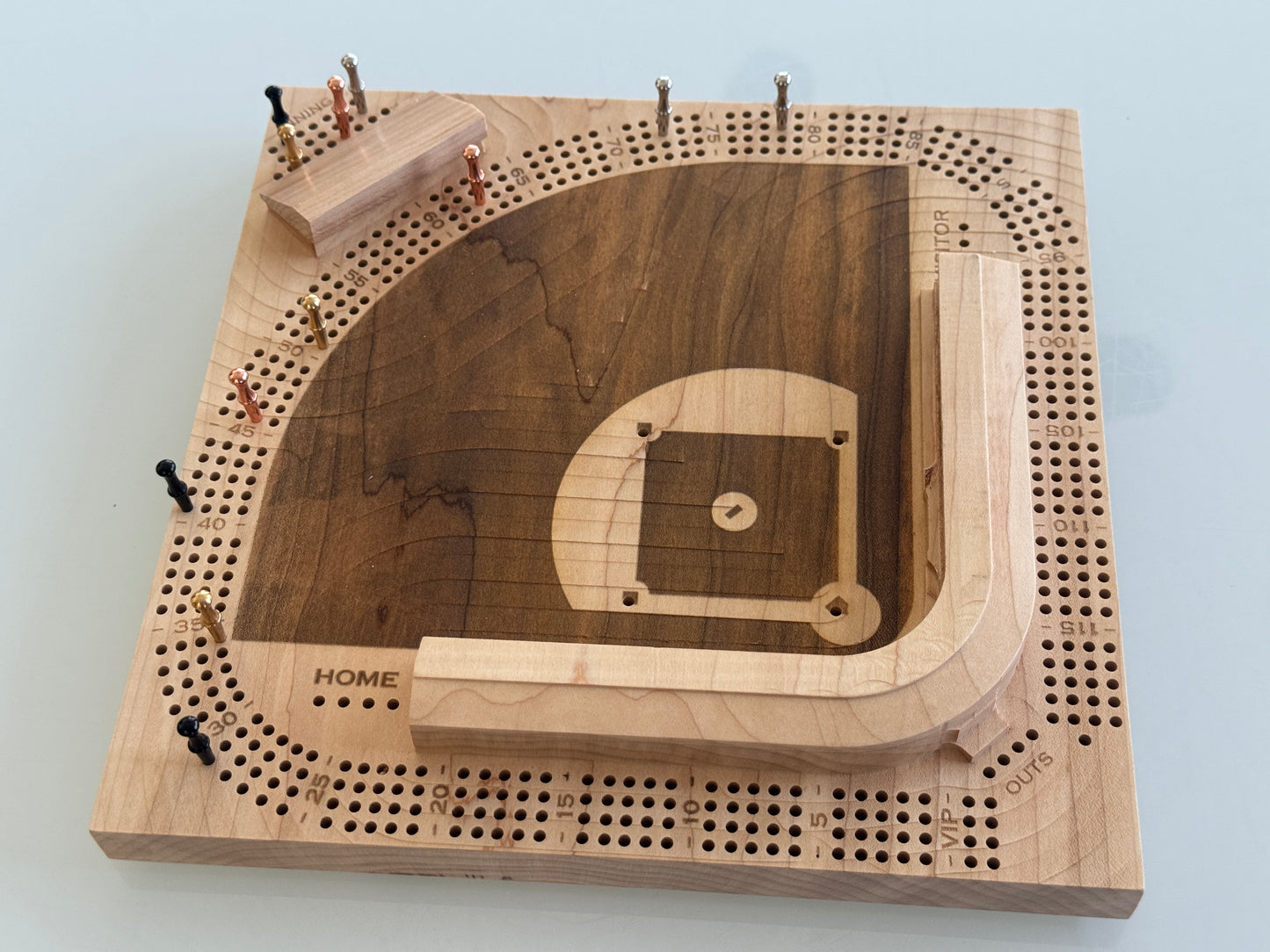 Maple 'Diamonds Are Forever' Baseball Cribscape