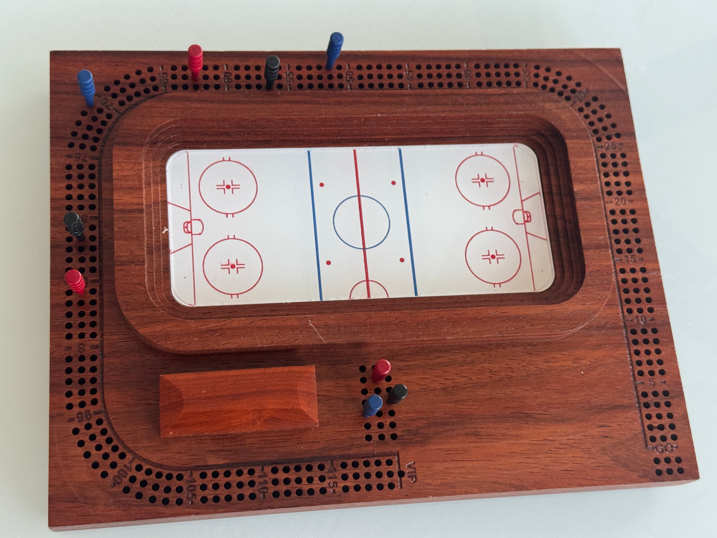 African Paduk Hockey Arena Cribscape