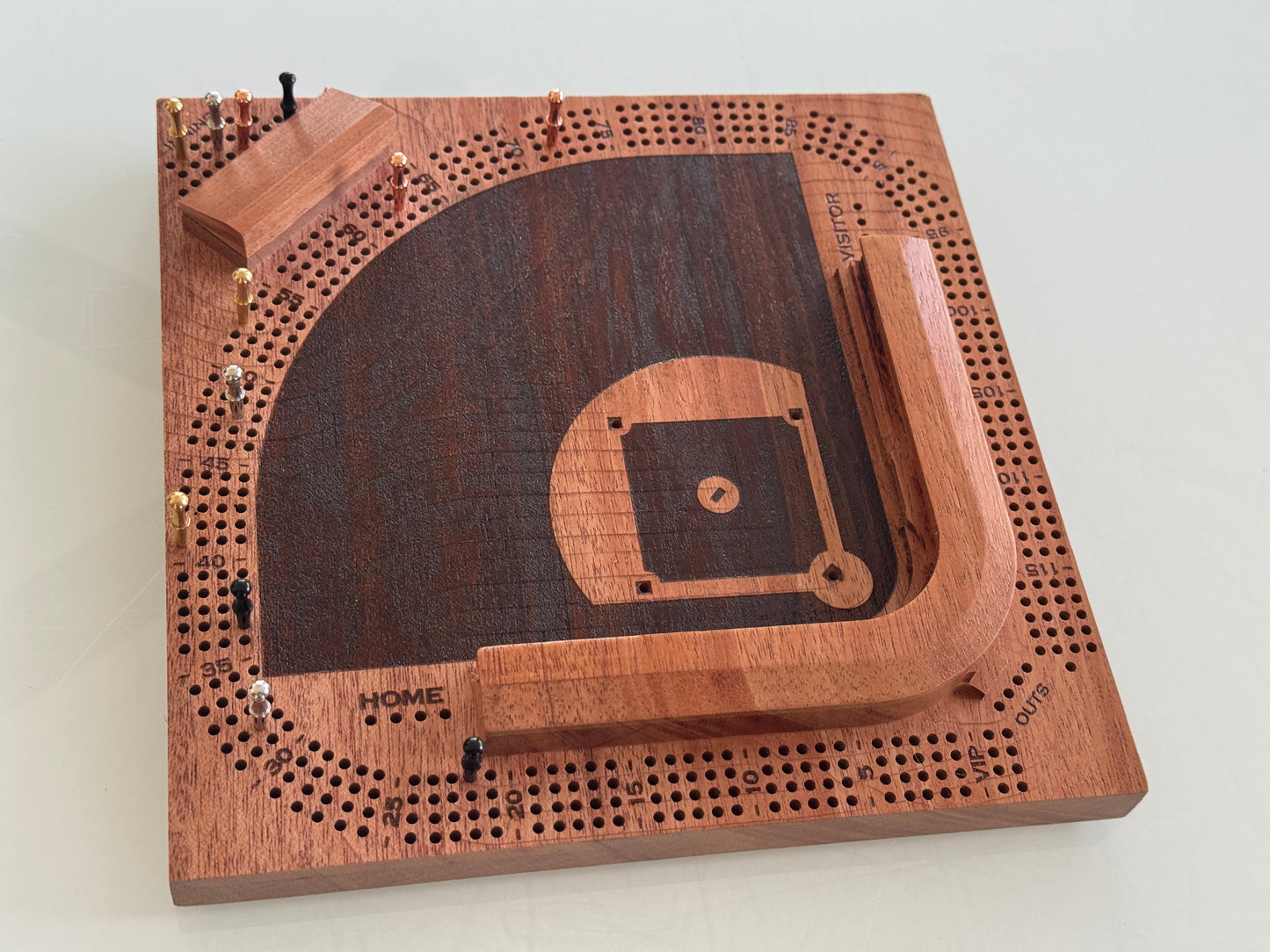 Mahogany 'Diamonds Are Forever' Baseball Cribscape