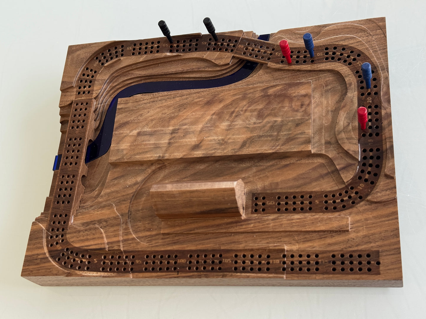 Walnut  'Plaque' Cribscape