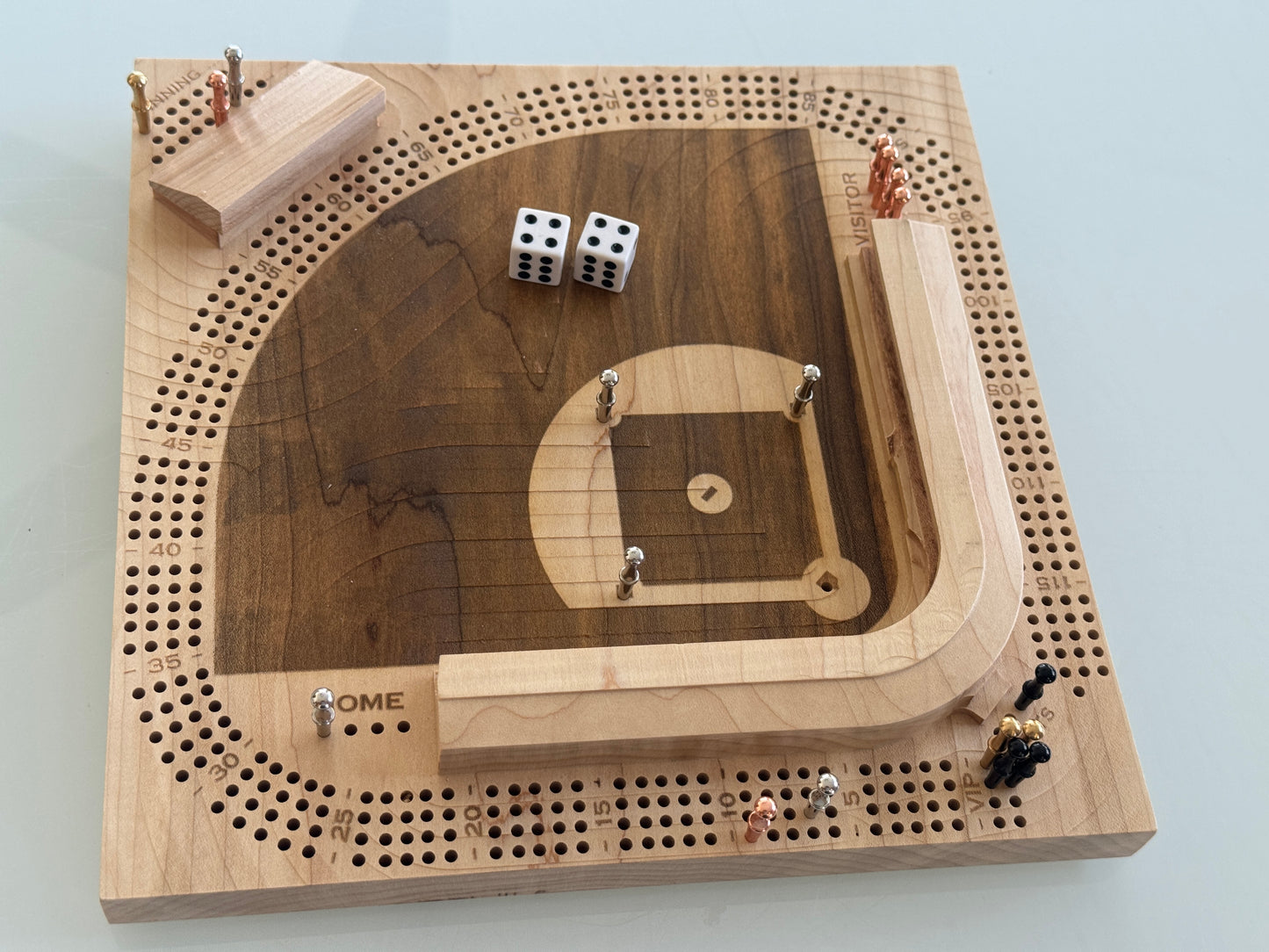 Maple 'Diamonds Are Forever' Baseball Cribscape