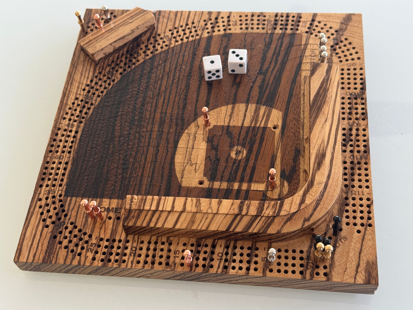 Zebrawood 'Diamonds Are Forever' Baseball Cribscape