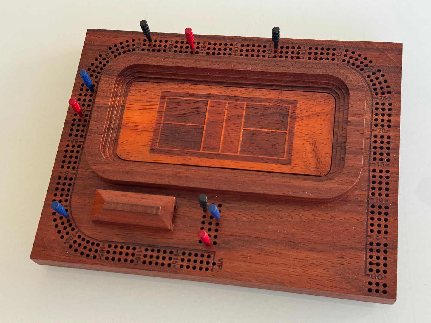 African Paduk Pickleball Court Cribscape