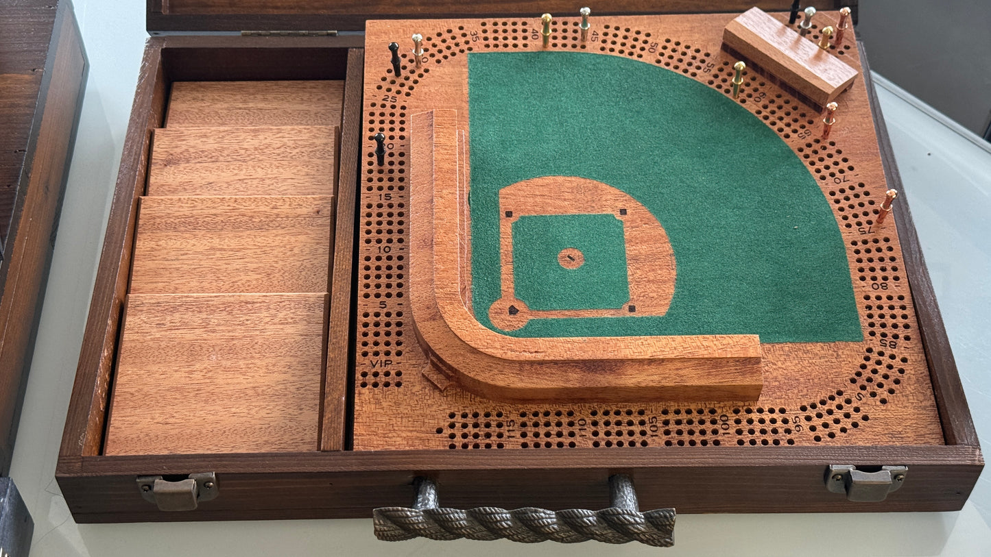 Mahogany 'Diamonds Are Forever' Baseball Cribscape