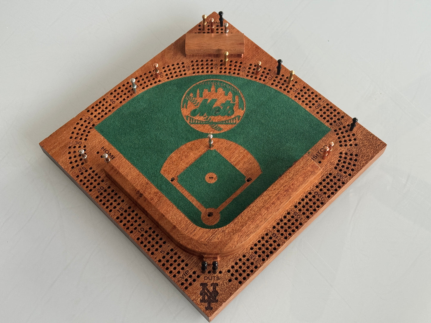 Mahogany 'Diamonds Are Forever' Baseball Cribscape