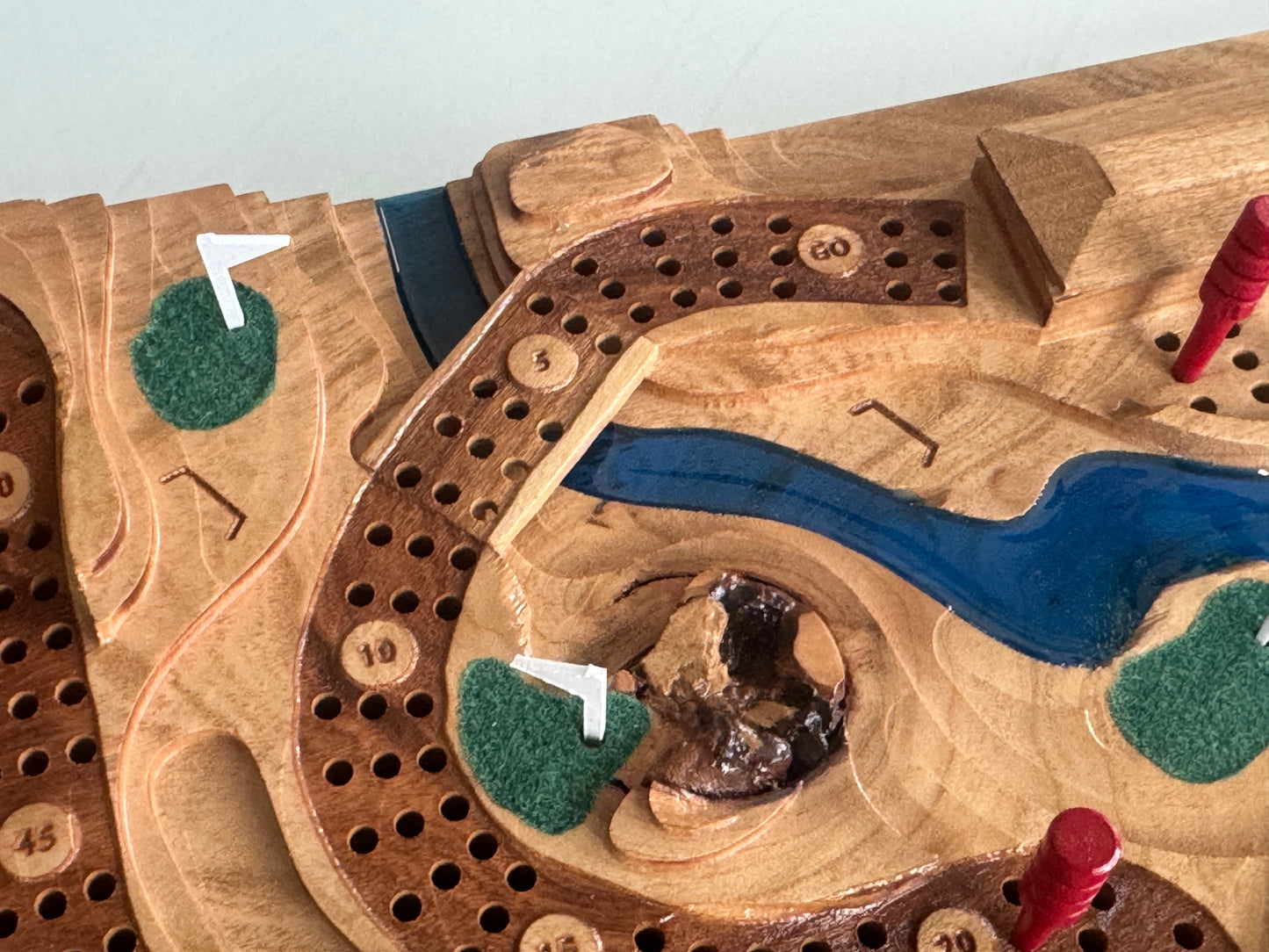 Special Cherry 'The Back Nine' Golf Cribscape