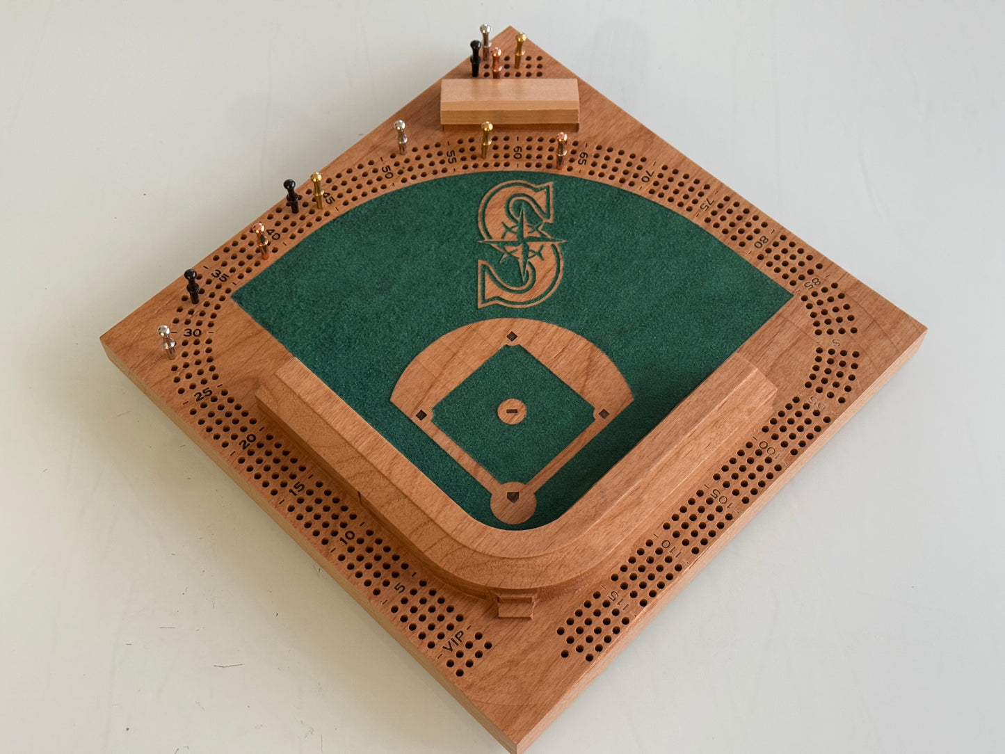Custom Logo Engraving on Baseball Board