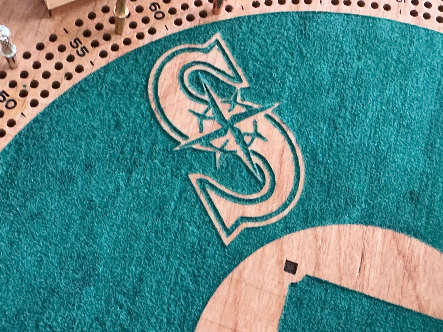 Custom Logo Engraving on Baseball Board