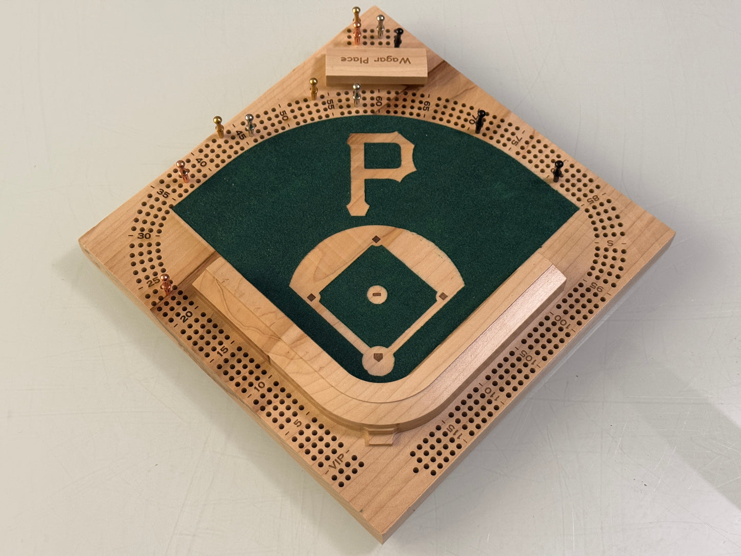 Custom Logo Engraving on Baseball Board